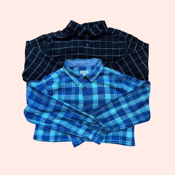 Girls Export Flannel Shirts