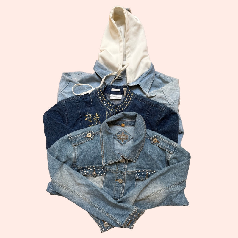 Statement Denim Jackets - Sustainably Sourced