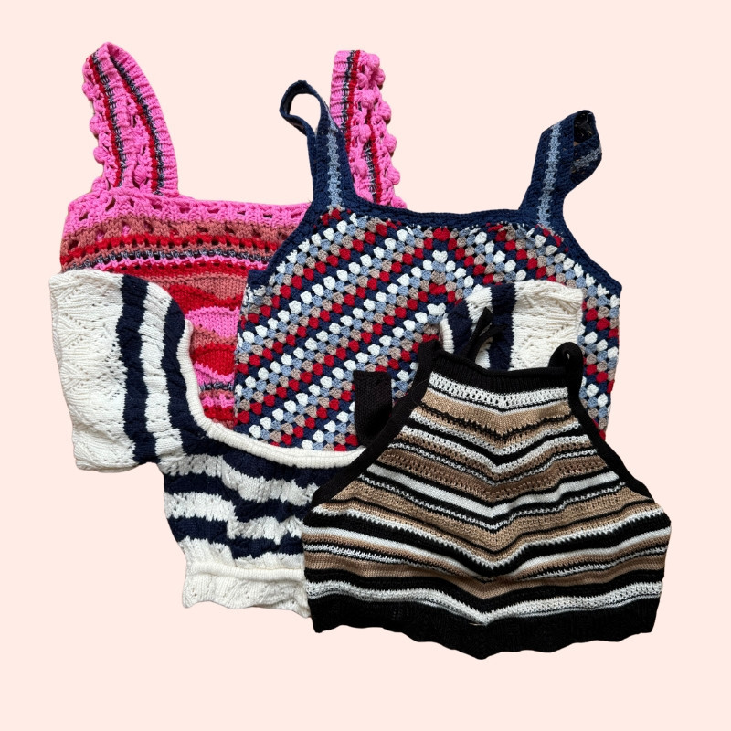 Vintage Crochet Crop Tops - Boho Beauty in Every Stitch
